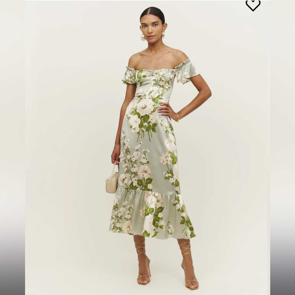 Reformation Sianna Silk Dress